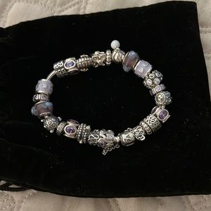 Original pandora bracelet… solid sterling pieces!